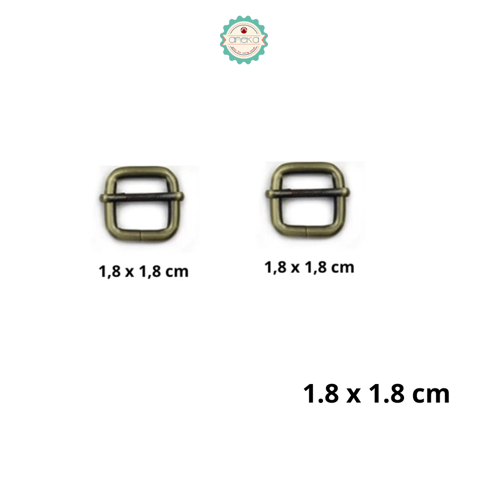 ANEKA - [2PCS] Rel Tas / Ring Jalan Kotak