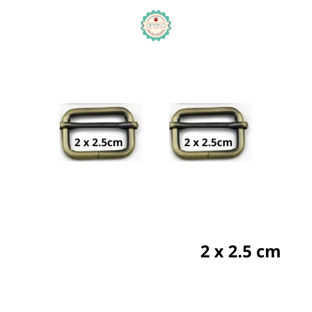 ANEKA - [2PCS] Rel Tas / Ring Jalan Kotak
