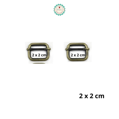 ANEKA - [2PCS] Rel Tas / Ring Jalan Kotak