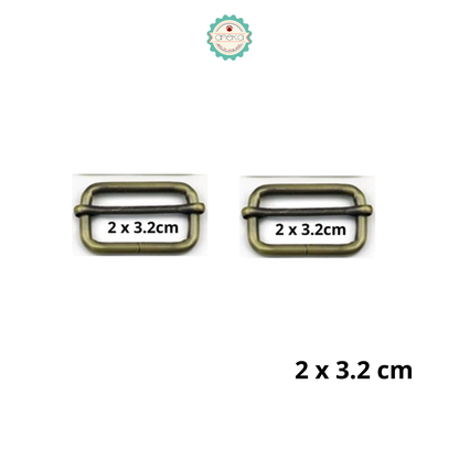 ANEKA - [2PCS] Rel Tas / Ring Jalan Kotak