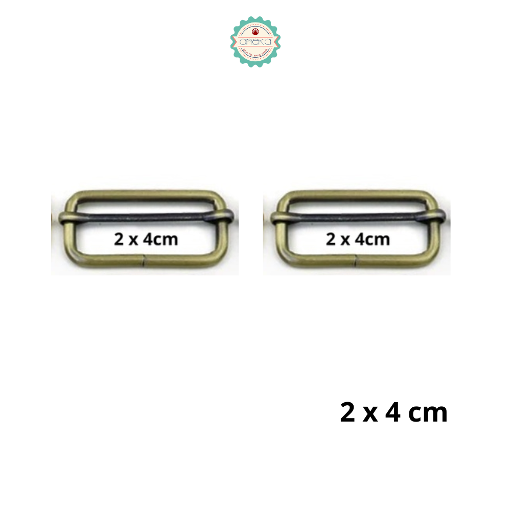 ANEKA - [2PCS] Rel Tas / Ring Jalan Kotak