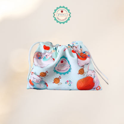 ANEKA - Pouch Serut / Tas kecil / Travel Bag / Pouch Makeup Merchandise