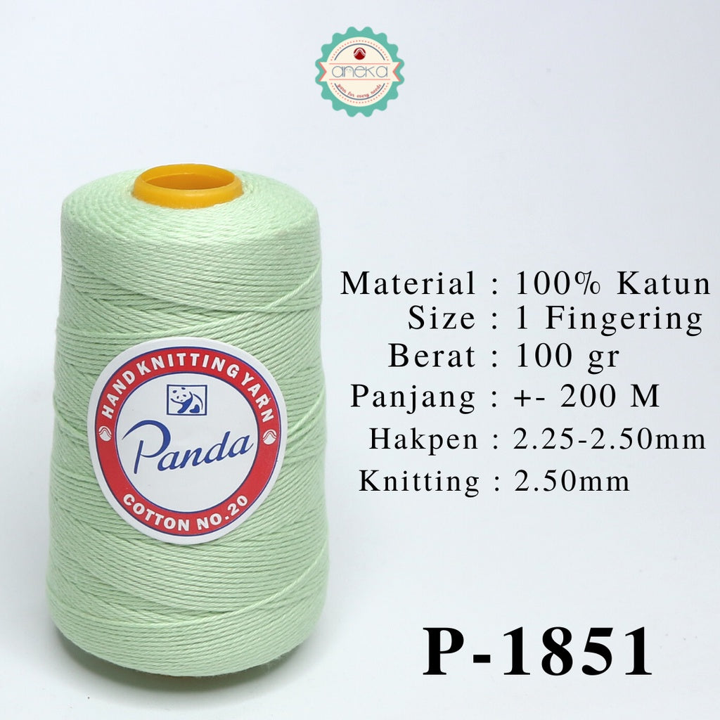 KATALOG - Benang Rajut Katun Panda / Cotton Yarn 1