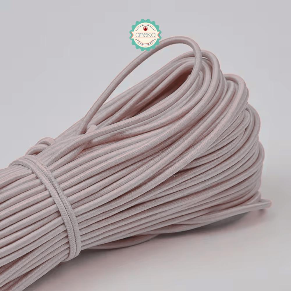 KATALOG - [+-10m / 50gr] Tali String 2.5mm Elastis Warna /  Braided Elastic Cord / Beading Threads Stretch String / DIY Craft Sewing Accessories