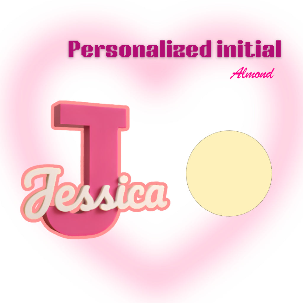 ANEKA - [PRE-ORDER] 3D Print Custom Hiasan Nama / Personalized Initial / Accessories Kamar Meja Lucu