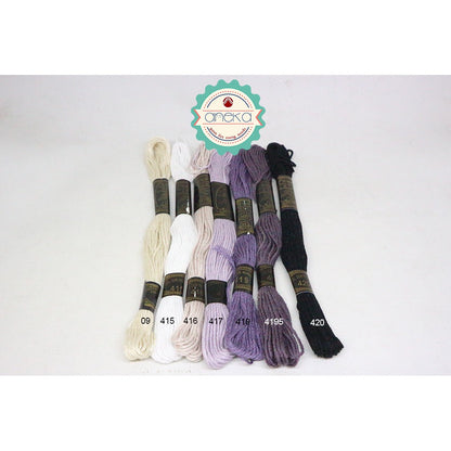 KATALOG - Benang Rajut Sulam / Embroidery Thread Merk Rose - SATUAN - Part 1