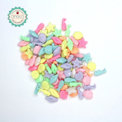 Mute Beads / DIY Craft Milk Pastel Motes - 20 GRAM