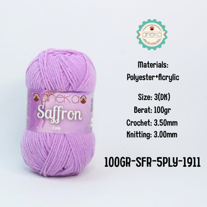 KATALOG - Benang Rajut Saffron 5 Ply 100gr / Crochet Knitting Yarn