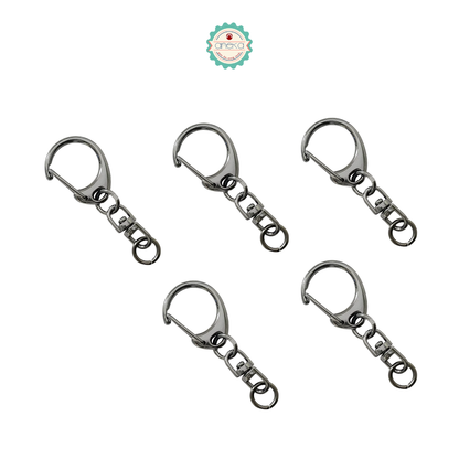 KATALOG - [5PCS] Kait Carabiner Bentuk C / Clasp Buckle Keychain Hook Premium