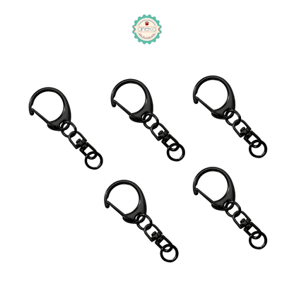 KATALOG - [5PCS] Kait Carabiner Bentuk C / Clasp Buckle Keychain Hook Premium