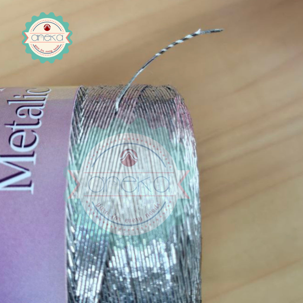 KATALOG - Benang Rajut Akasia Metalic Cord / Metalik / Crochet Knitting Yarn