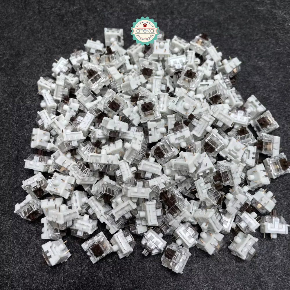 ANEKA - [100 PCS] Clicker Fidget / Mechanical Keyboard Switches DIY / Kliker / Dustproof Shaft Keycap Replacement Parts Gaming Typing