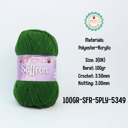 KATALOG - Benang Rajut Saffron 5 Ply 100gr / Crochet Knitting Yarn
