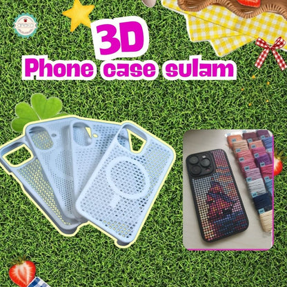 KATALOG - 3D Print Phone Case DIY Sulam for Iphone / Embroiderry HP / Casing Ponsel Lucu