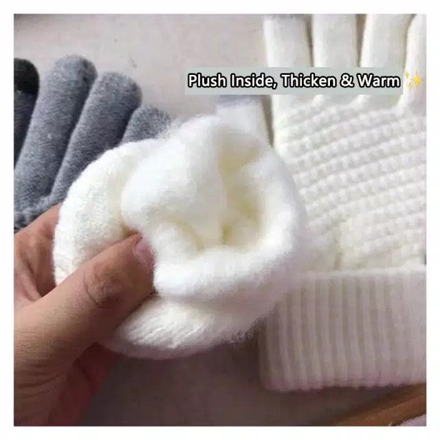 Sarung Tangan Import Touchscreen Rajut Wool Winter Musim Dingin