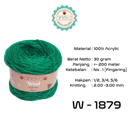 KATALOG - Benang Rajut Wool / Wol / Siet Yarn 30 dan 50 gram - 3
