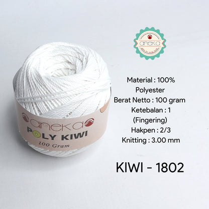 Katalog - Benang Rajut Poli / Poly Kiwi Yarn - PREMIUM - Part 1