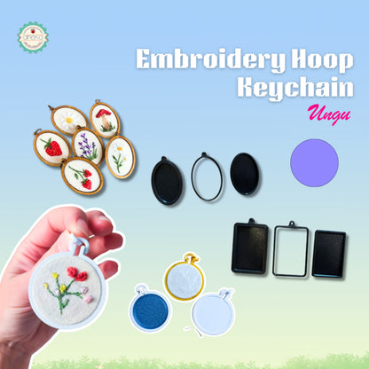 KATALOG - [TANPA KAIN] 3D Print Peralatan Menyulam Pemidangan Kecil / Embroidery Hoop