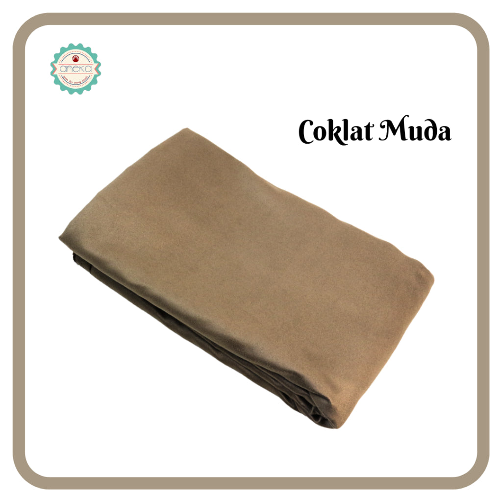 ANEKA - Kain Furing Bulu Bludru Tanpa Jahit / Perekat Praktis / Pelapis Tas Dompet DIY Craft