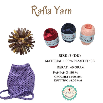 KATALOG - Benang Rajut Rafia / Raffia Yarn