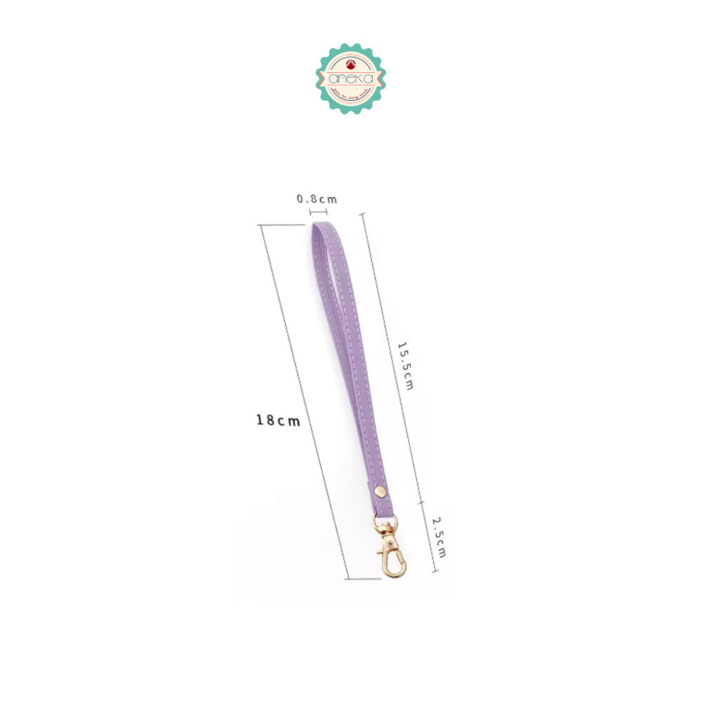 KATALOG - Phone Strap Kulit / Tas / Dompet / PU Leather Wrist Band Phone Lanyard for Cellphone Case Wallet Bag