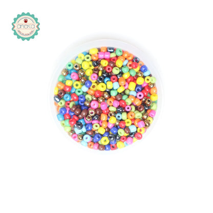 8/o Hiroshima Sand Mote / Mute Beads / Doff Glossy Jewelry Mote - 15 grams