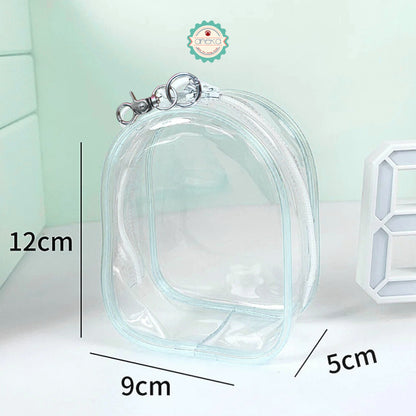 KATALOG - Pouch Transparent PVC with Hook / Tas Boneka Bening Transparant Serbaguna