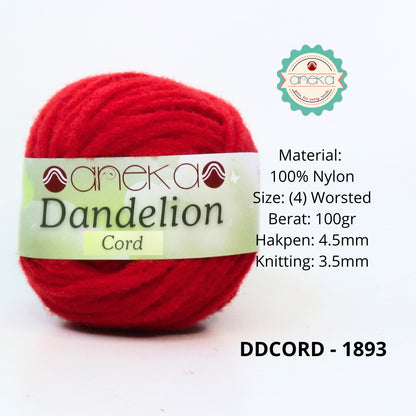 KATALOG - Benang Rajut Dandelion Cord / Crochet Knitting Cord Yarn
