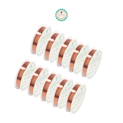 KATALOG - [1 SLOP] Kawat Stainless / Steel Wire For Bracelet / Tiger Tail Beading / 10 PCS