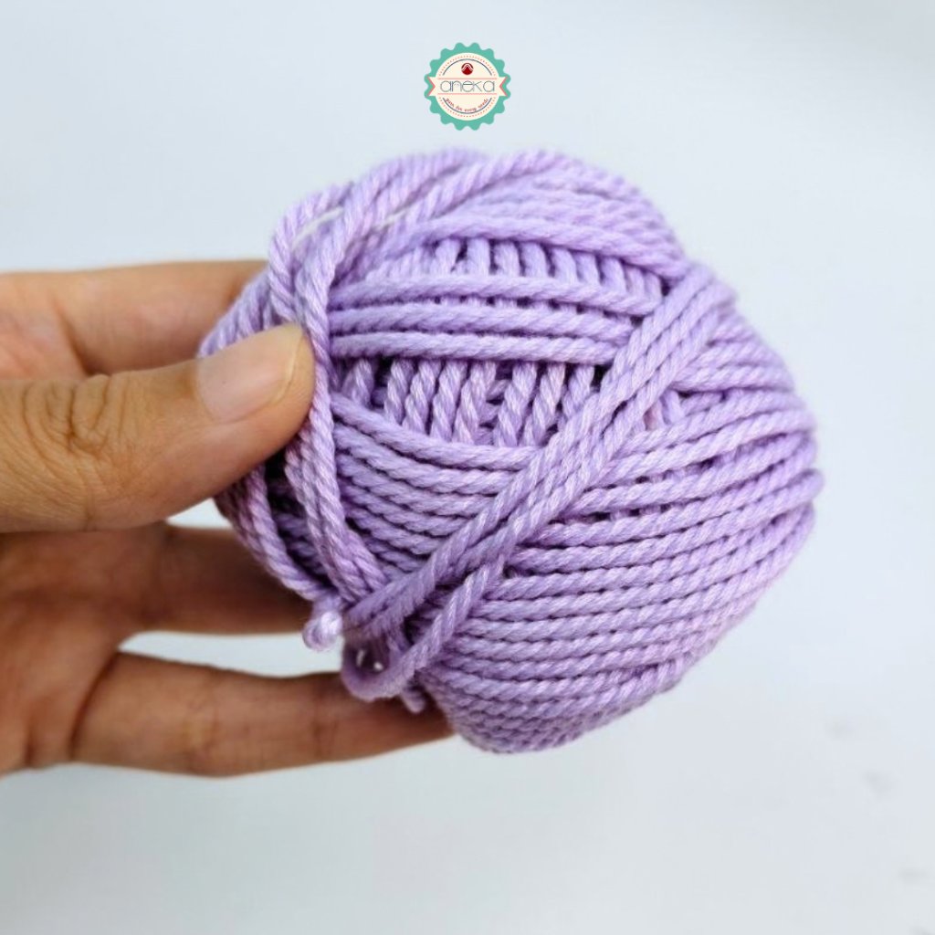 ANEKA - [12 PCS] Benang Rajut Macrame Pack Mix Colors / Makrame Yarn DIY