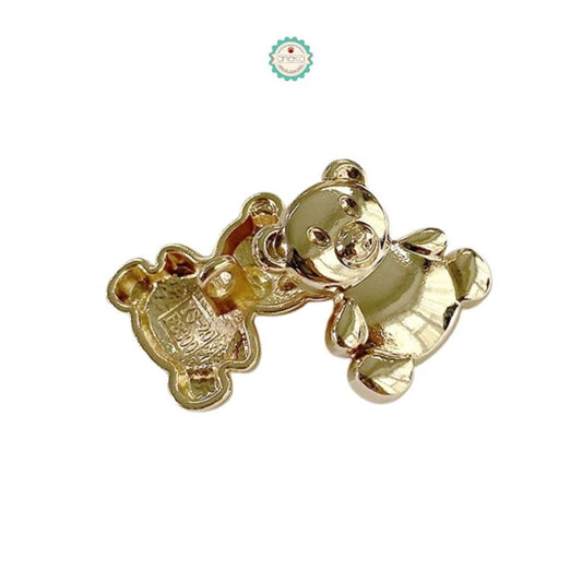 ANEKA - [1PCS] Kancing Bentuk Beruang Mewah / Teddy Bear Button Premium