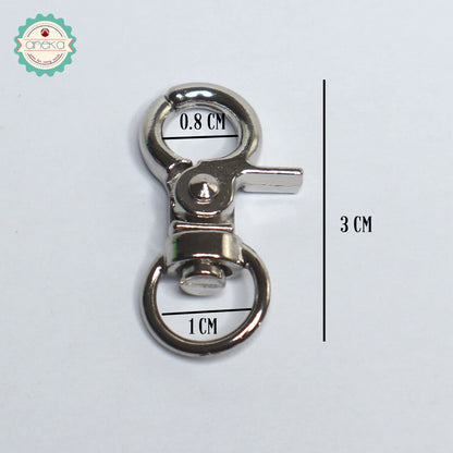ANEKA - [2PCS] Kait Tas Kecil Emas / Silver / Hitam