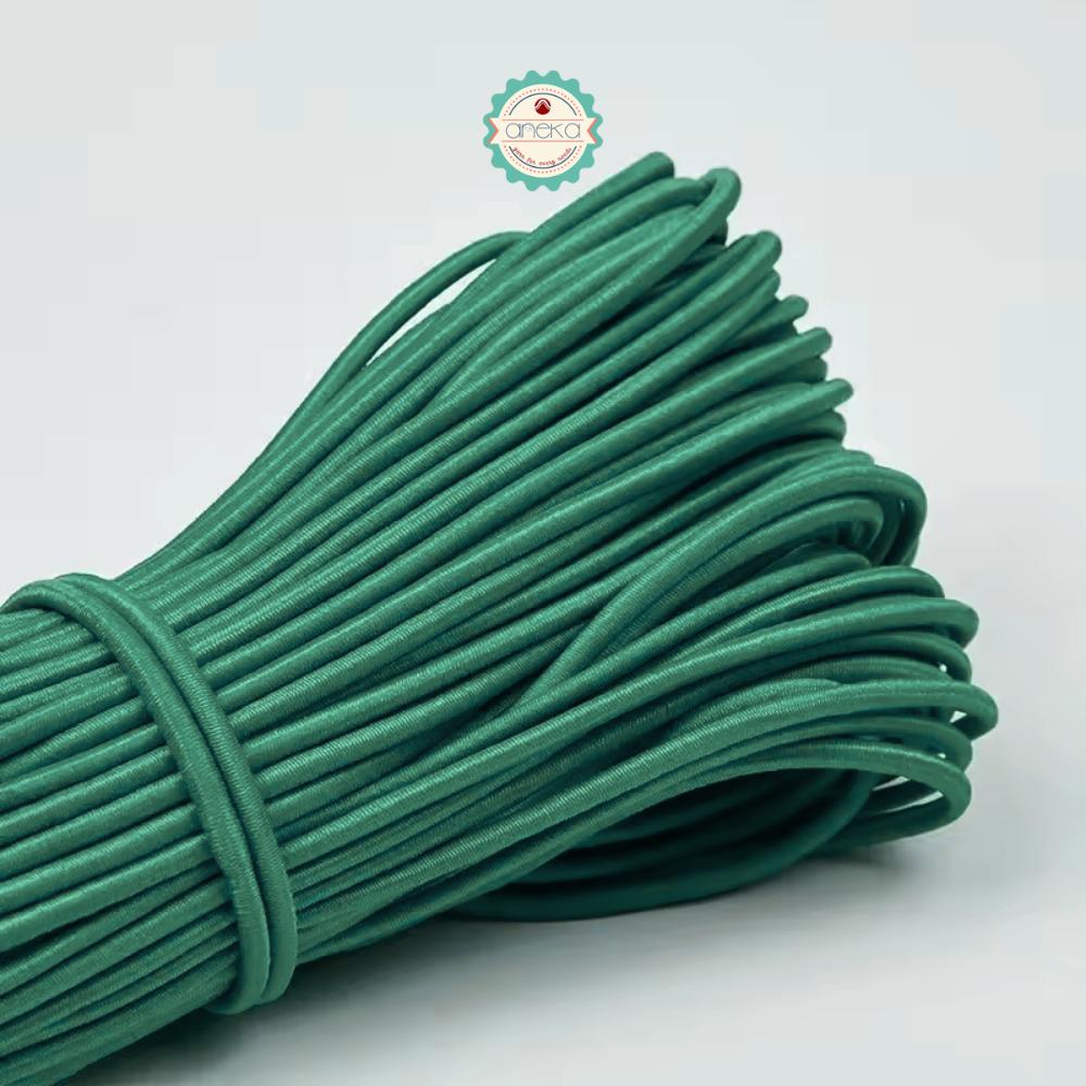 KATALOG - [+-10m / 50gr] Tali String 2.5mm Elastis Warna /  Braided Elastic Cord / Beading Threads Stretch String / DIY Craft Sewing Accessories
