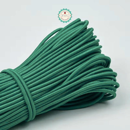 KATALOG - [+-10m / 50gr] Tali String 2.5mm Elastis Warna /  Braided Elastic Cord / Beading Threads Stretch String / DIY Craft Sewing Accessories