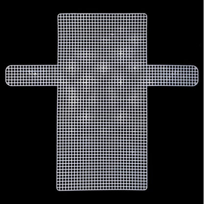 AnekaBenang - Plastic Canvas Clutch Purse / Plastik Kanvas Tas DIY - Grid 4mm