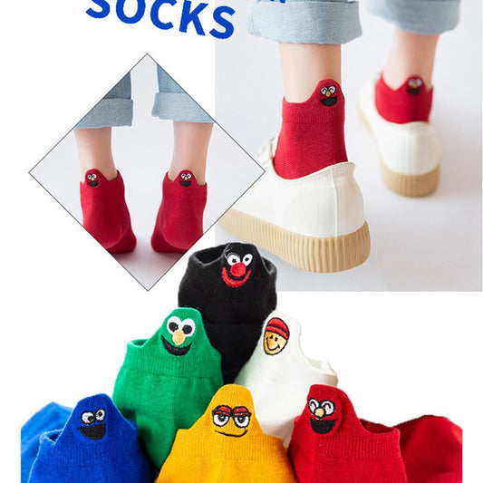 Korean Socks Above the Ankle Characters [1013]