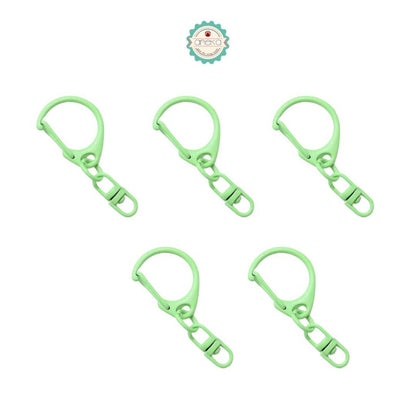 ANEKA - [5PCS] Kait Carabiner Bentuk C / Clasp Buckle Keychain Hook Premium