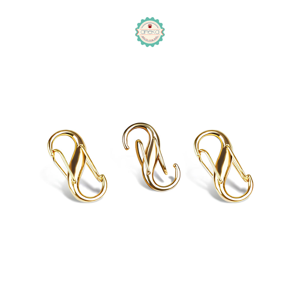 ANEKA - [5 PCS] Kait Dua Sisi  / Letter S Shape Buckle / Double Sided Keychain