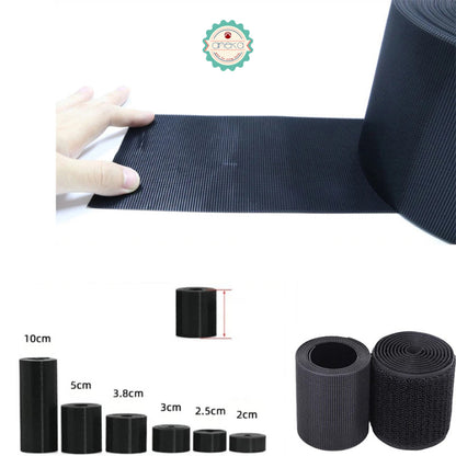 KATALOG - [1 METER] Perekat Velcro Hook and Loop / Perepet / Magic Tape Sticky Strips Reusable Fastener Roll Strips Sewing
