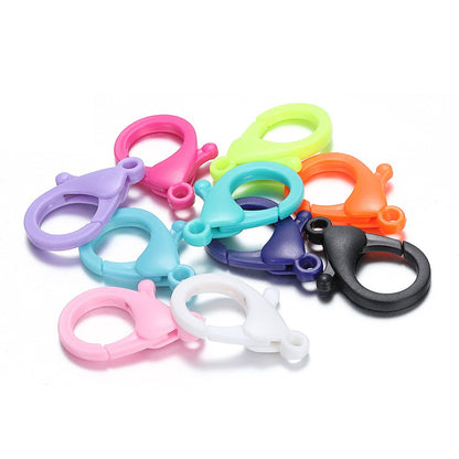 ANEKA -  [4PCS] Lobster Clasp Plastik Pengait Gantungan Kunci Keychain 25mm