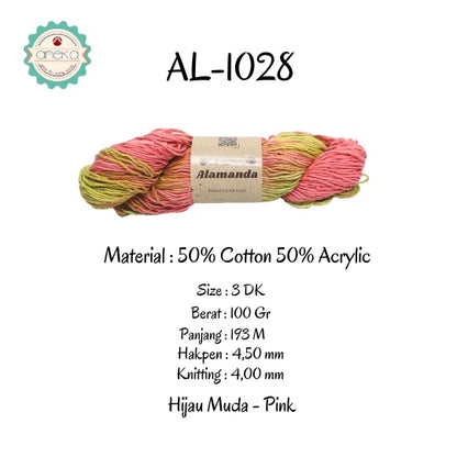 KATALOG - Benang Rajut Alamanda / Hand Dyed Yarn Cotton Yarn / Katun