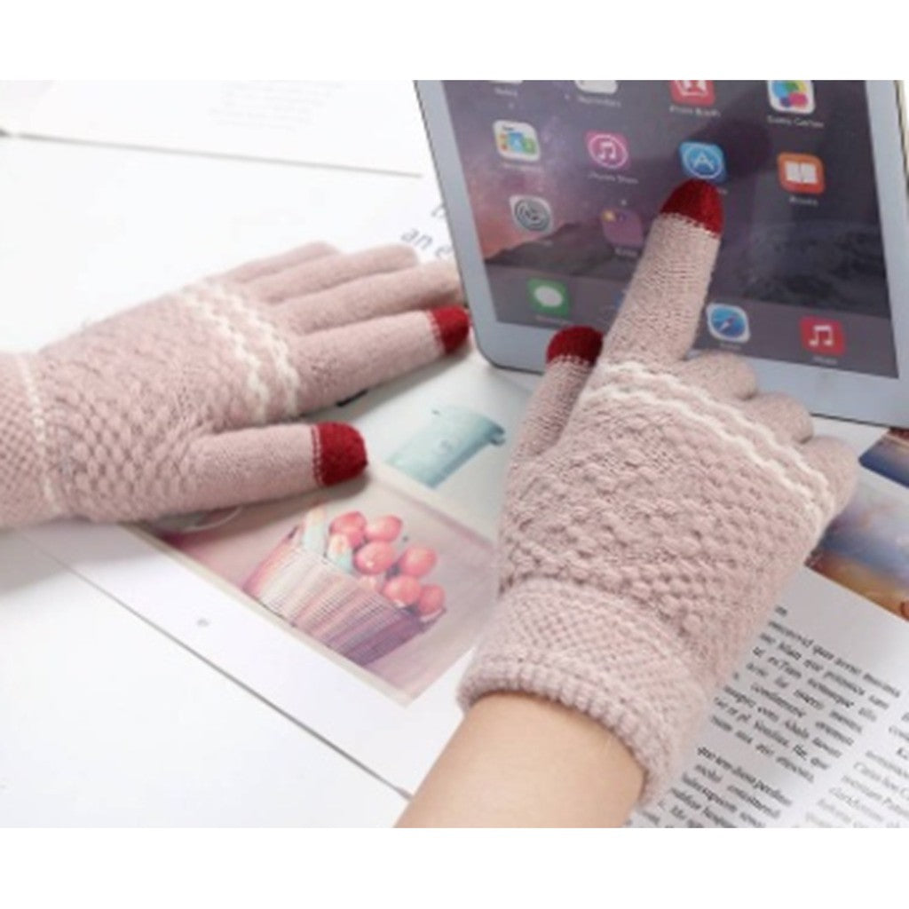 Sarung Tangan Import Touchscreen Rajut Wool Winter Musim Dingin