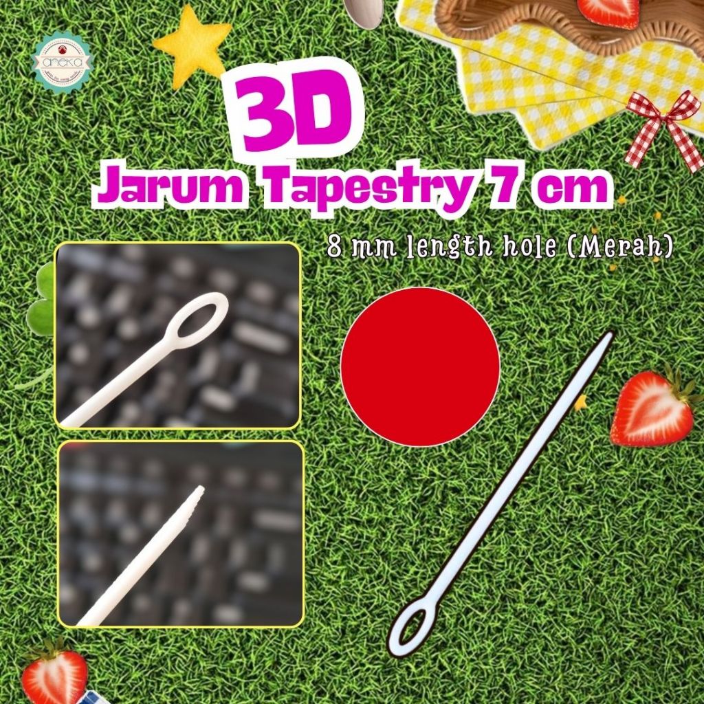 ANEKA - [5 PCS] 3D Print Jarum Tapestry 7 CM / Wool Needle