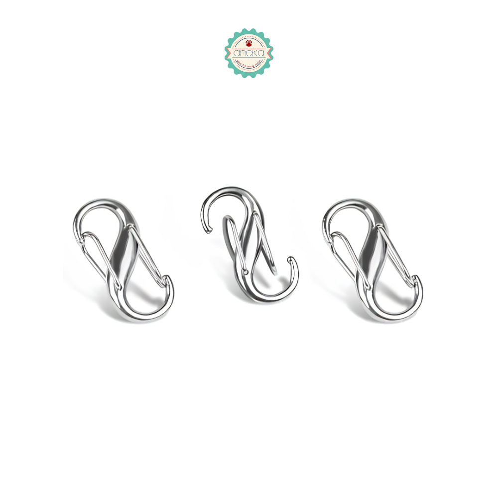 ANEKA - [5 PCS] Kait Dua Sisi  / Letter S Shape Buckle / Double Sided Keychain
