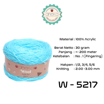 KATALOG - Benang Rajut Wool / Wol / Siet Yarn 30 dan 50 gram - 3