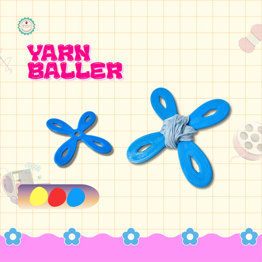 ANEKA - 3D Print Penggulung Benang / Yarn Baller / Alat Rajut