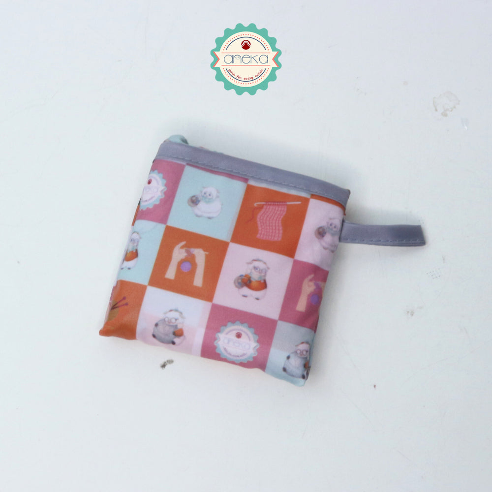 ANEKA - Totebag Serbaguna / Simple Foldable / Tas belanja lipat / Tas Benang Merchandise