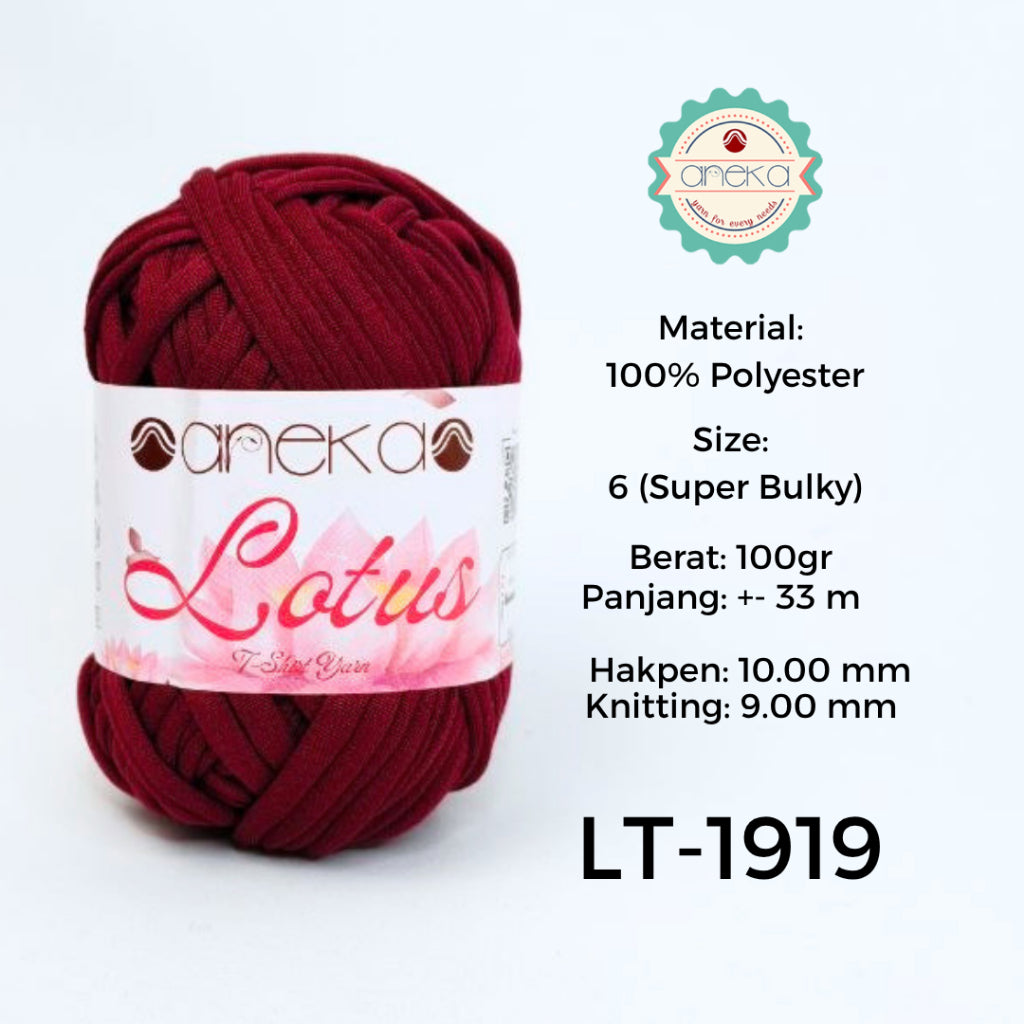 KATALOG - Benang Rajut Lotus / TShirt / Kaos Yarn PART 2