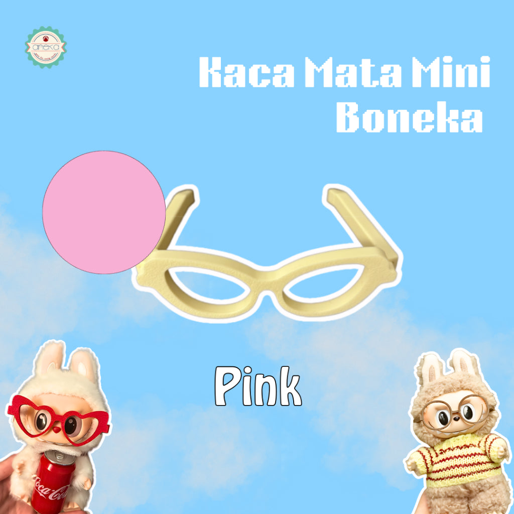KATALOG - 3D Print Kaca Mata Boneka Unik Lucu / Dolls Glassses / Toy Accessories
