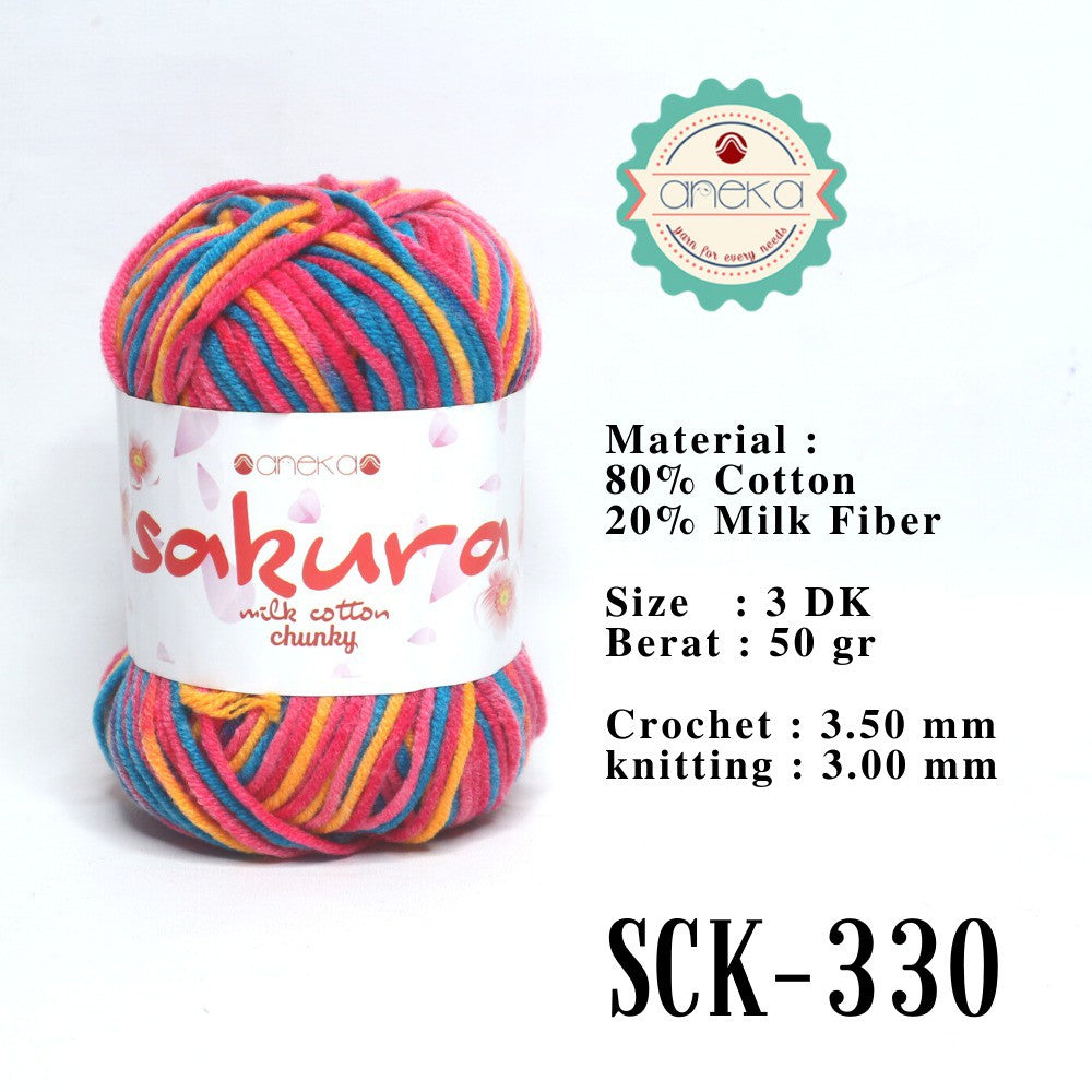 CATALOG - Sakura Milk Cotton Chunky Mix Sembur Mix Cotton Knitting Yarn PART 3